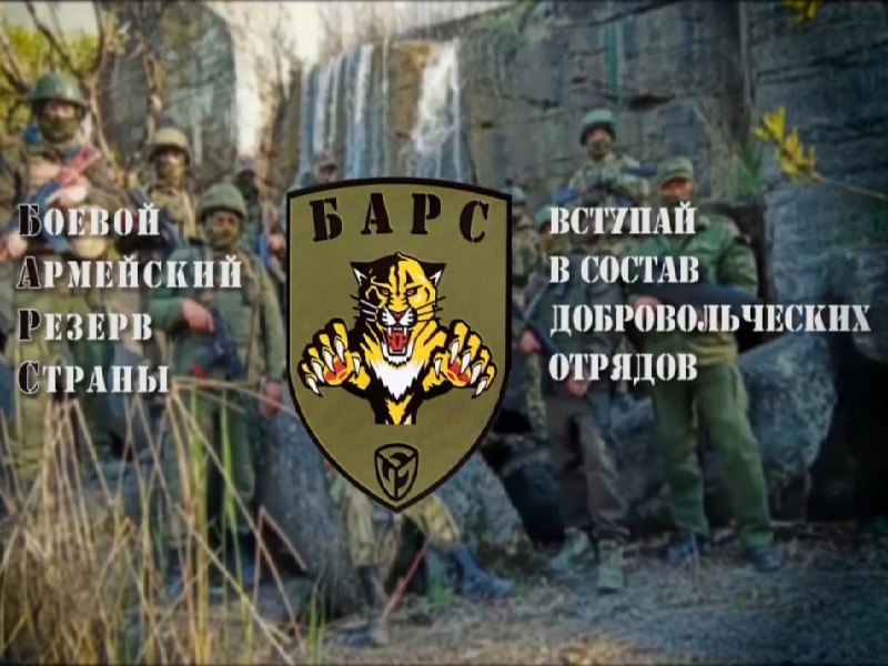 Открыт набор в добровольческое формирование "БАРС".